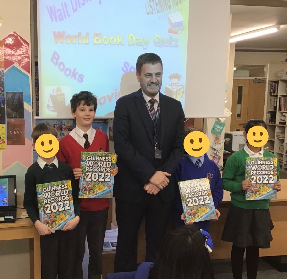WhetstoneYear5's tweet photo. Today four Year 5 pupils went to @AldridgeSchool to take part in their #WorldBookDay quiz. They all had a great time meeting children from other primary schools and came back with some prizes! Thanks for the invite and well done to everyone who took part! https://t.co/nbl2o8YVK6