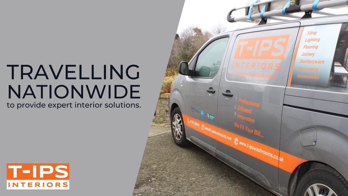 TWashrooms's tweet photo. Always great to see our vans out and about on site! 🚚 Remember, we have skilled site teams operating nationally, so wherever your project location, we can provide expert interior solutions.

#Interiors  #constructionindustry #Construction https://t.co/vDFrAfSgOt