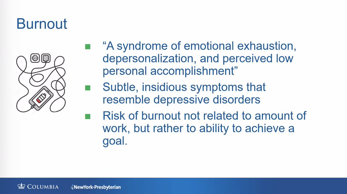 ColumbiaSurgery's tweet photo. What is burnout? #BurnoutChat https://t.co/8KLi8wtu0f