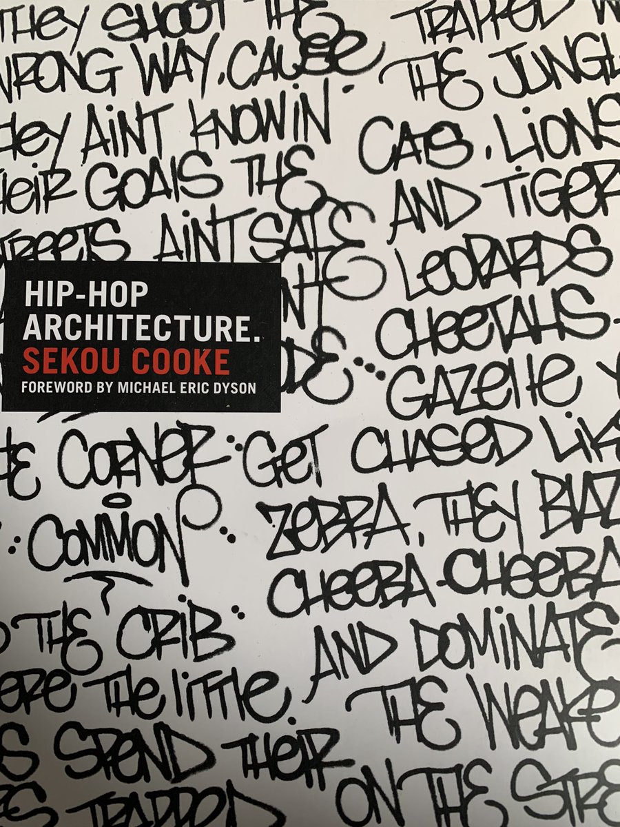 ElleMooreHP's tweet photo. Another book in my stack is by one of hip hop architecture’s leading theorists and thinkers. Can’t wait to sit down with this! Grab your own copy of Hip-Hop Architecture by @sekou21! https://t.co/jAOEG5mLGq