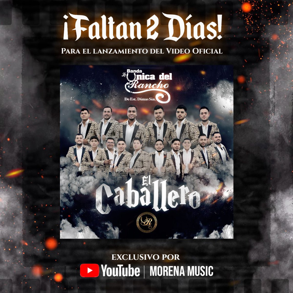 Mi gente estamos muy emocionados 🙂 por nuestro lanzamiento del  "Video Oficial" 

🔥"Banda La Única Del Rancho" 🔥
🍀 "EL CABALLERO"🍀

#estreno #videooficial #2dias #elcaballero #bandalaúnicadelrancho 
<a href="/LauraToriz/">Laura Toriz</a>  <a href="/GaboLinaresAdx/">Gabo Linares</a>  <a href="/Adixion_Grupera/">𝔸𝕕𝕚X𝕚𝕠𝕟 𝔾𝕣𝕦𝕡𝕖𝕣𝕒 ℝ𝕒𝕕𝕚𝕠 🇲🇽</a>