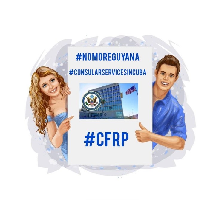 MarelVidal's tweet photo. Ya llegaron los primeros diplomáticos a La Habana!! 🥳🥳 Muy felices todos, mañana será oficial. Ahora a luchar por la reanudación del Parole. Gracias a todos los que han hecho posible esto. #ConsularServicesInCuba 
#CFRP 
#ContinueCFRP 
@USEmbCuba 
@POTUS https://t.co/il4WGgRKeS