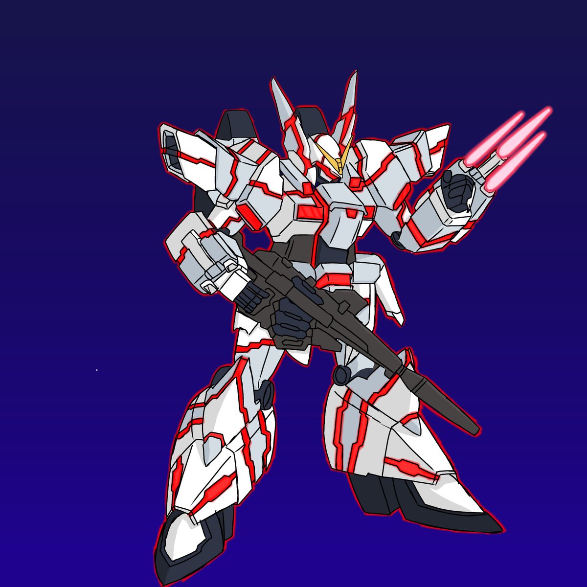 Everything is Gespenst series:RX-0 Unicorn Gundam Destroy Mode. 