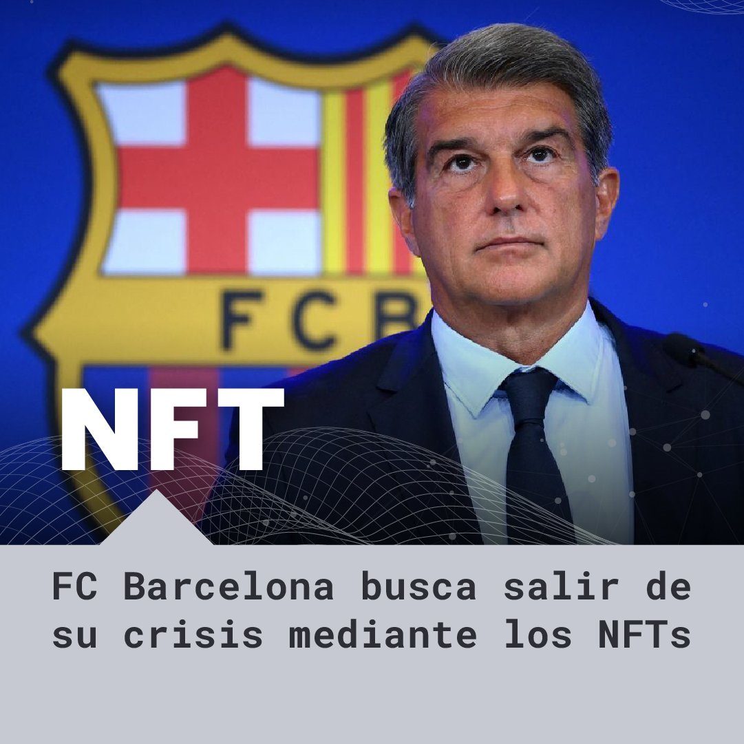 nosolounjpg's tweet photo. El FCB está pasando por una época muy mala en lo deportivo y en lo económico. Para poner remedio a esto último están teniendo que buscar nuevas formas de financiación. Una de ellas apunta directamente a la Blockchain y el Metaverso:
https://t.co/kZSv1iEKTt https://t.co/GvbF0tMpmC