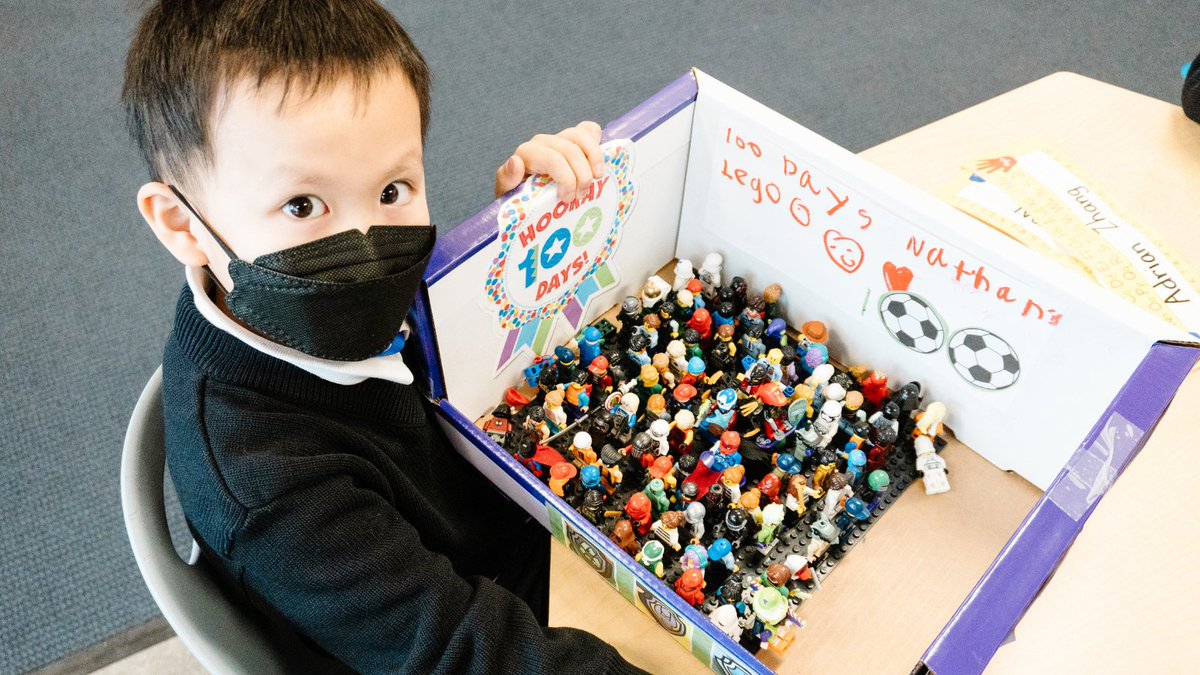 SouthpointeA's tweet photo. Today our kindies are celebrating ๐ฏ days of Kindergarten! 100 days of exploring, inquiring, creating and making connections!
#100DaysofKindergarten #100Items #IBPYP #IBSchool #SouthpointeAcademy https://t.co/s4XO0ggRUf
