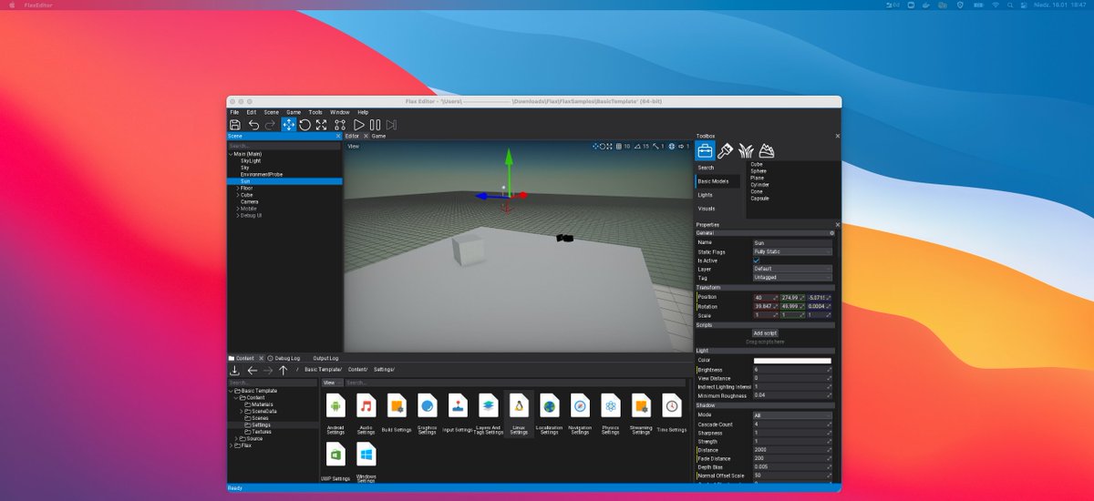 FlaxEngine's tweet image. Flax 1.3 just got released! Check out highlights: flaxengine.com/blog/flax-1-3-…
Lots of new stuff coming: macOS support, ragdolls, animations features, and even more tools for game devs.
#flaxengine #flax #indiedev #gamedev