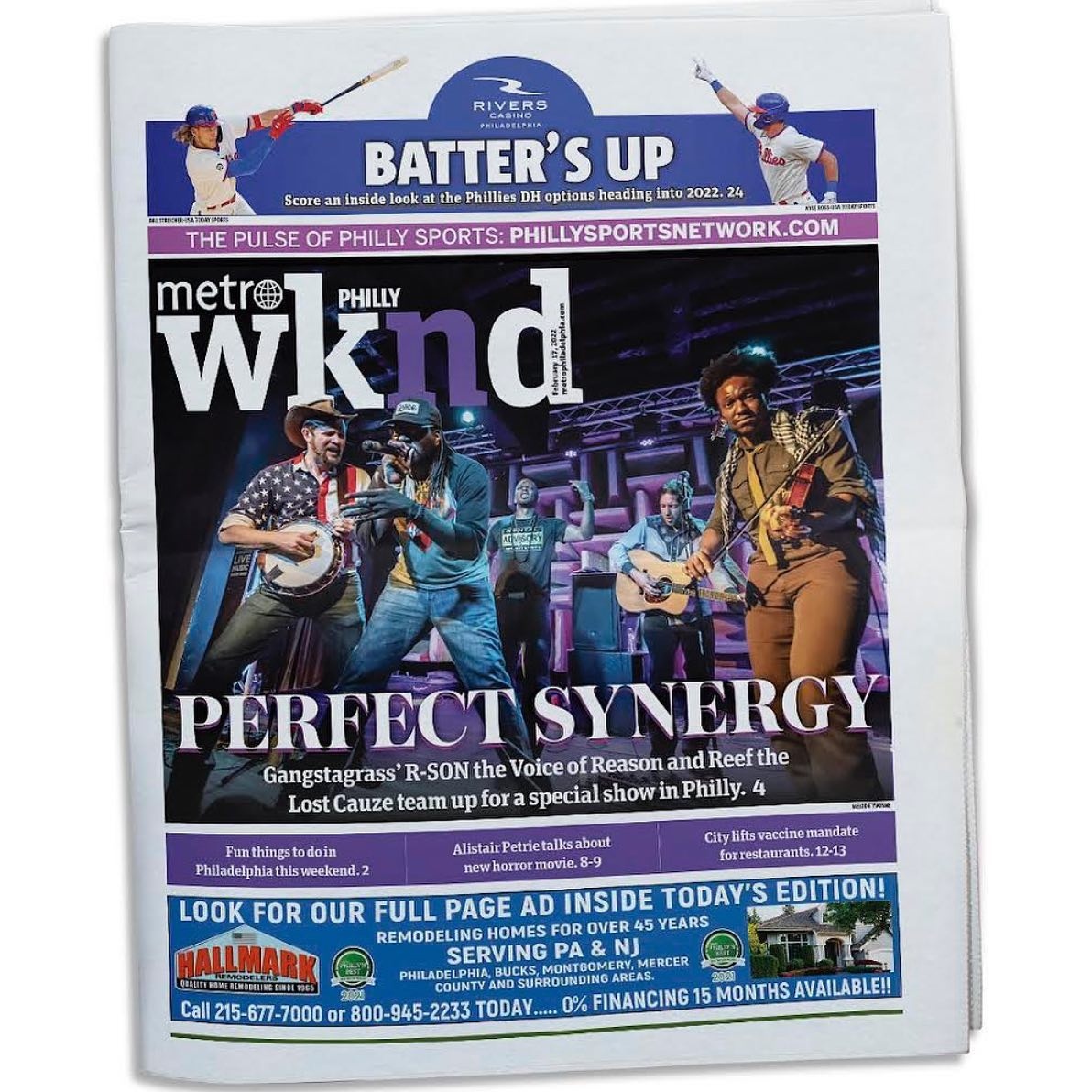 TribalMischief's tweet photo. 🔥 So proud of our friends @gangstagrass for their show, PERFECT SYNERGY, being featured the COVER of @metrophilly — Philadelphia’s highest-circulation daily — BEFORE IT EVEN HAPPENED.
#philly  📸 @melodieyvonne 
Full tour dates --> https://t.co/hgSAQri87U
#ontournow https://t.co/E4yeAOsP20