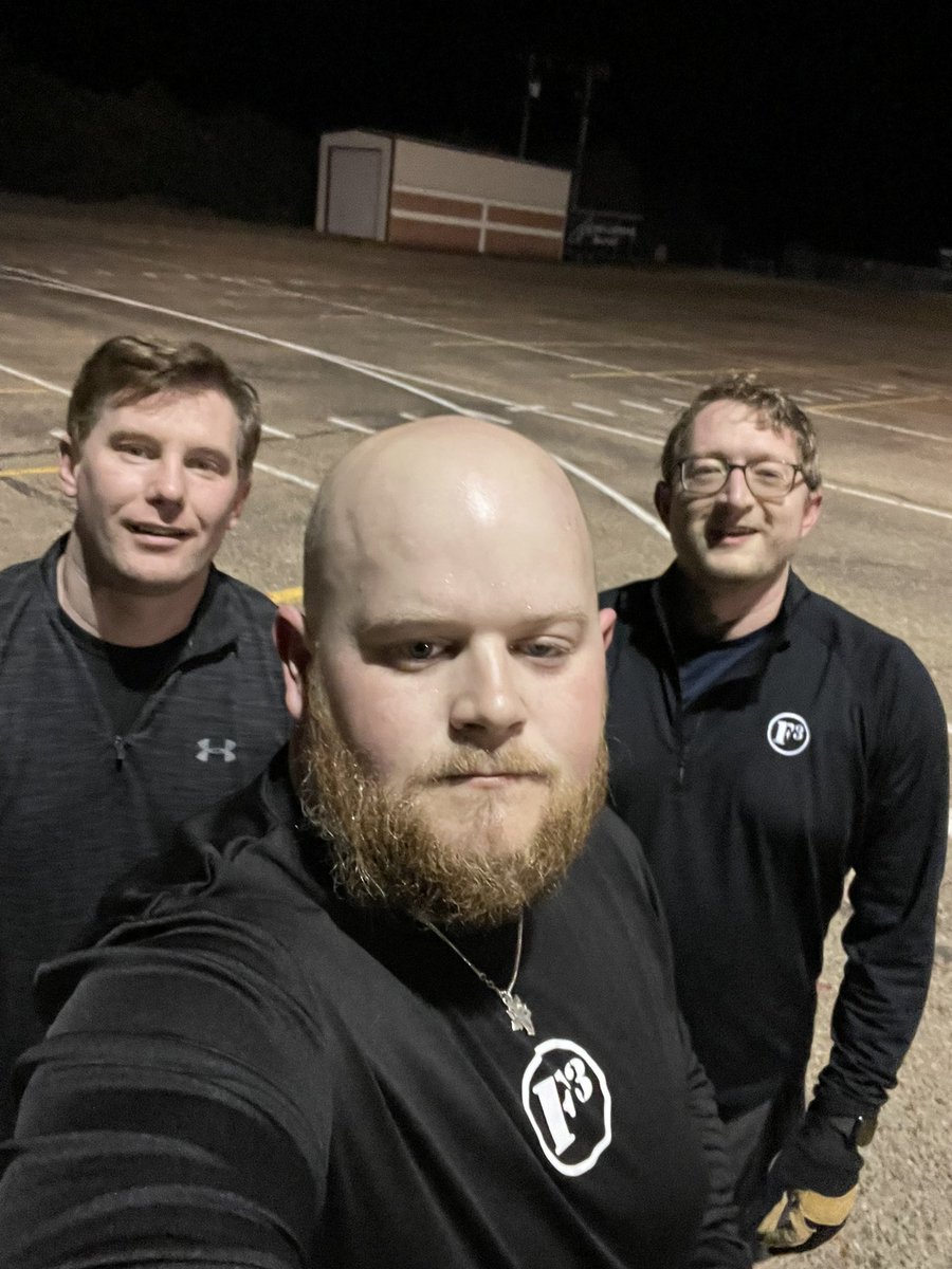 3 this morning for a <a href="/RyanTrantham/">Ryan M. Trantham, MD</a> led trip around The Den. Good work men! #254F3