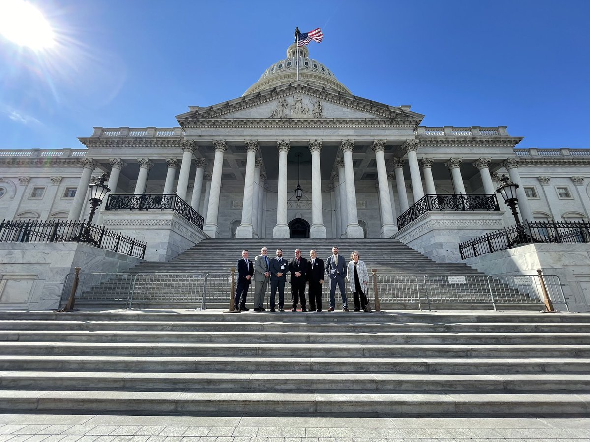 wyokris's tweet photo. @waemsp had a great couple of days  meeting with the Wyoming congressional delegation. #naespNLC #PrincipalsAdvocate https://t.co/vC7dnH5Pve