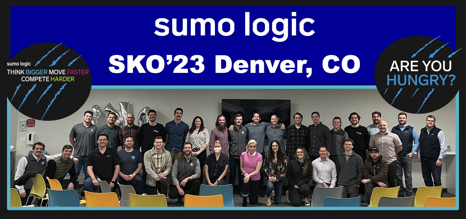 smog Forhandle malt Lynne Doherty on Twitter: "Just wrapped up my first Sales Kickoff at  @SumoLogic. What an amazing experience hearing from all of our speakers! I  hope everyone is feeling energized, inspired and ready