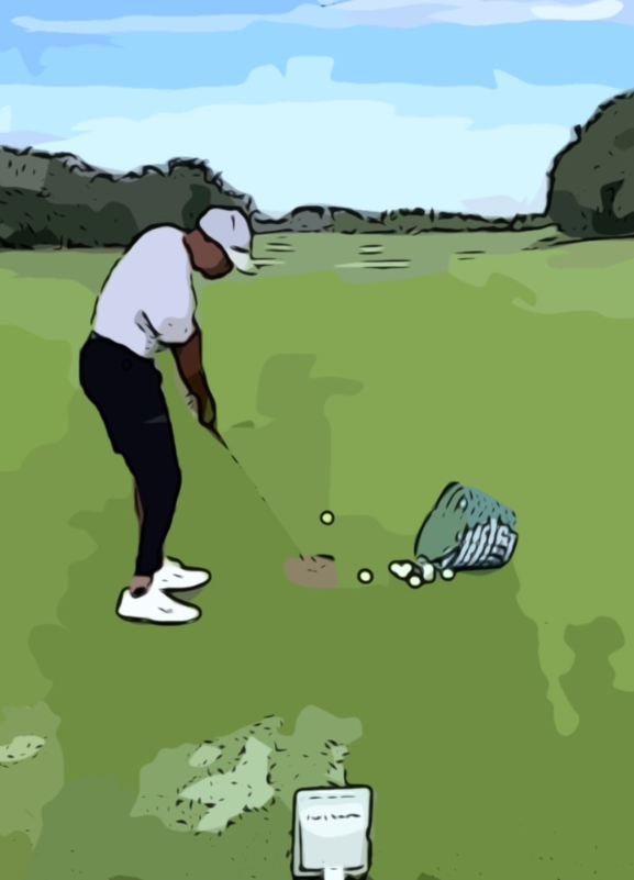 LouStagner's tweet photo. For those saying Tiger won the PIP while not playing.
I present the most important shot hit in all of 2021: https://t.co/bCqooR45Si