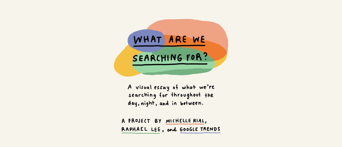 Across the world, people are searching for certain topics at the same times of the day. 

What are we searching for? is a new #dataviz project by <a href="/TheRialMichelle/">Michelle Rial</a> <a href="/raphomet/">Raphael Lee</a> and Google Trends. Check it out here: searchingthe.world