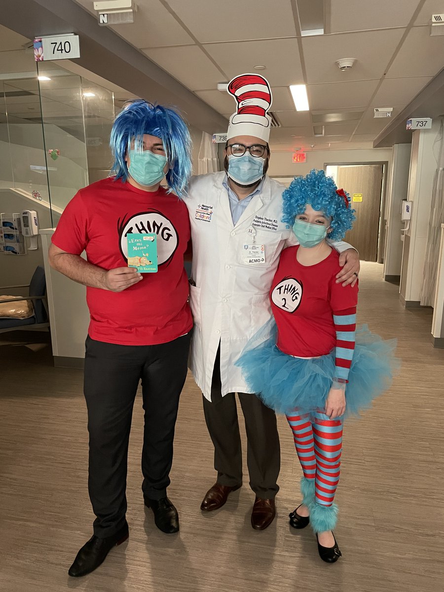 myMemorial's tweet image. Research shows that reading, talking, and singing regularly with children from birth stimulates brain development. To celebrate #NationalReadingMonth &amp;amp; Dr. Seuss's birthday, several of our leaders read children's books to babies in our Level III NICU. #CareLikeFamily #thing1and2