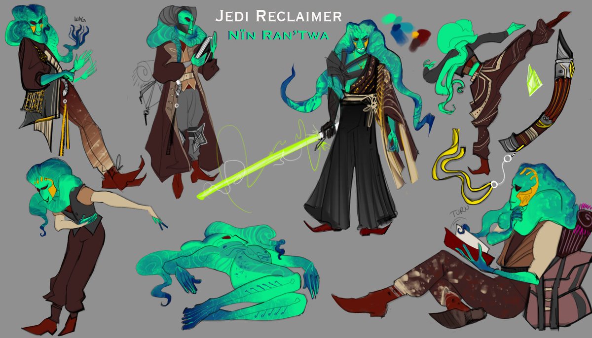 NunDraws's tweet photo. more Nïn #oc #trans #twilek #duros #jedi #characterdesign https://t.co/1tKTiRrj86
