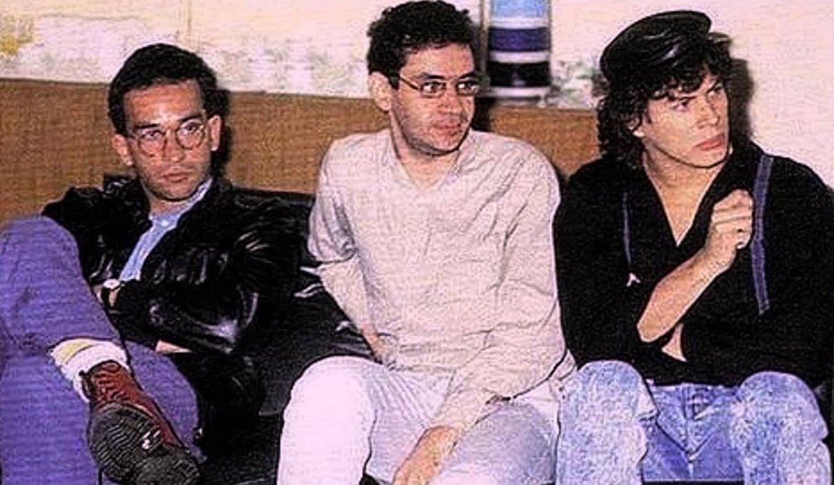 PauloRicardo's tweet photo. #tbt de 88, Trio Parada Dura. https://t.co/6p4bNxQMJI