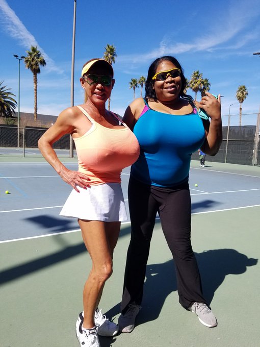 At tennis court with my friend Mina. https://t.co/WRFYbZUYCn<a href="/tag/bigtits"class="tags"><span>#bigtits</span></a><a href="/tag/hardnipples"class="tags"><span>#hardnipples</span></a>