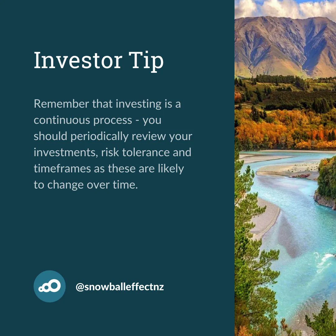 💸 Over time your investment goals and risk tolerance are likely to change, so you should review these regularly to make sure your portfolio is suited to your needs. 
🚨 This information is general in nature and isn't intended to be financial advice.