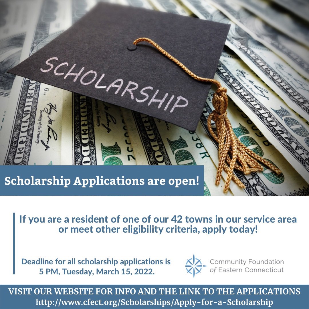 Friendly reminder that the scholarship application deadline is 5:00 PM, Tuesday March 15, 2022. 

To apply &amp; for more information, click here 👉 cfect.org/scholarships/a…!!