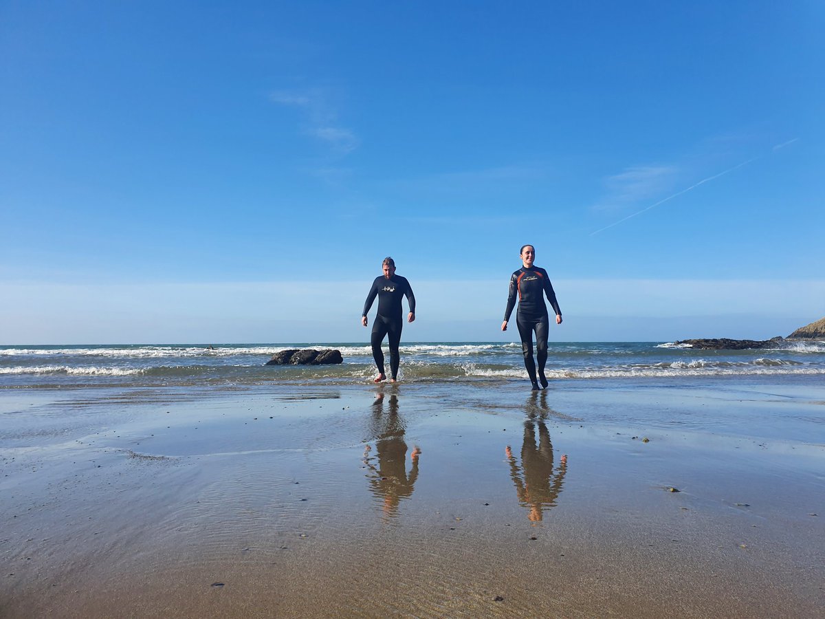 Church Bay...nothing like a refreshing dip in the sea...