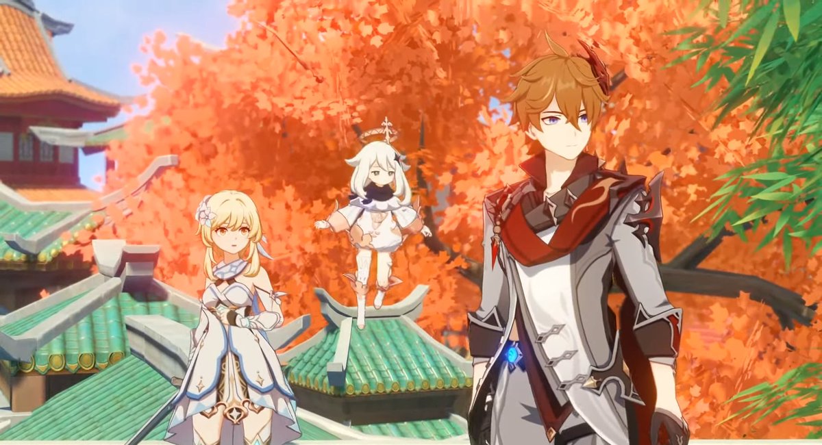 #chilumi is one of my favorite Genshin Impact ships, and for a good reason. They're one of the very few characters who have romantic teasing both in-game and in other Hoyoverse related media. So, to show my love for the ship, I'm making this thread decicated to their relationship