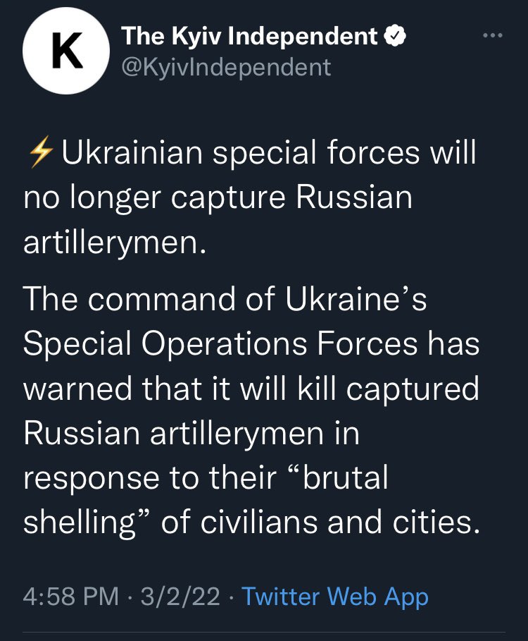 KyleKulinski's tweet photo. They deleted this tweet because it’s an admission of war crimes https://t.co/AMse12Uy5W