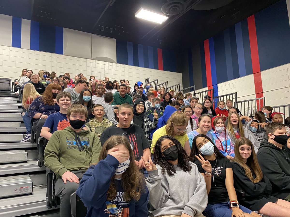 MrsStark79's tweet photo. Assembly with the whole team! @Kirn_IB @CalcYouLessToo @Kirn_MS https://t.co/zy8dYuYazh