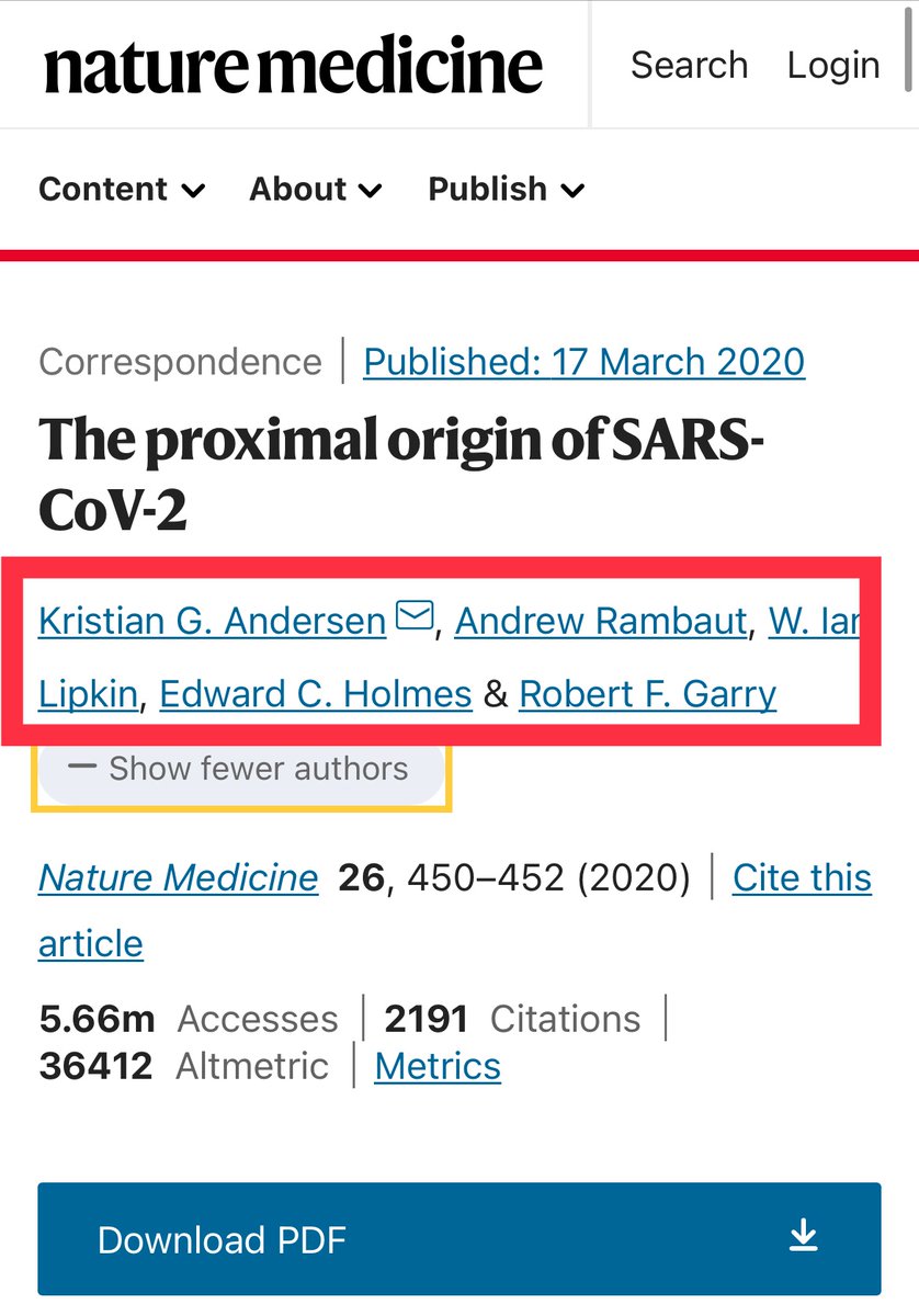 Dr. Quay is right. 
In fact, none of the authors of “The proximal origin of SARS-CoV-2” is honest or conscientious! They joined CCP’s scientific misinformation campaign for personal benefits.
Shame on all of them: 
@arambaut 
@K_G_Andersen
@edwardcholmes
Ian Lipkin
Robert F Garry