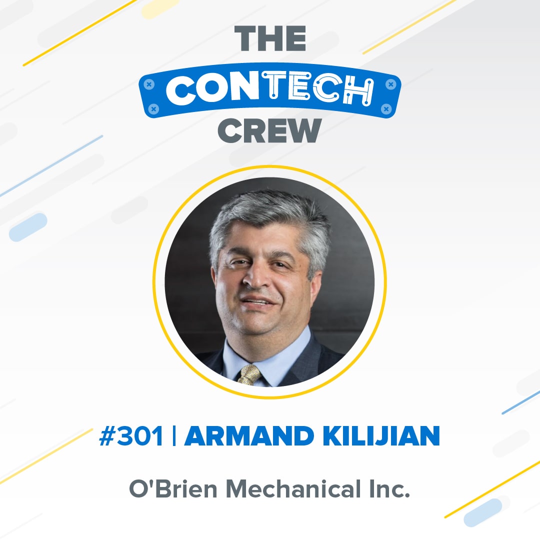 TheConTechCrew's tweet image. Special guest Arman Kilijian from O&apos;Brien Mechanical Inc joins #TheConTechCrew for episode 301, Flexibility in Construction! Listen now at
ow.ly/br2q50I8xep