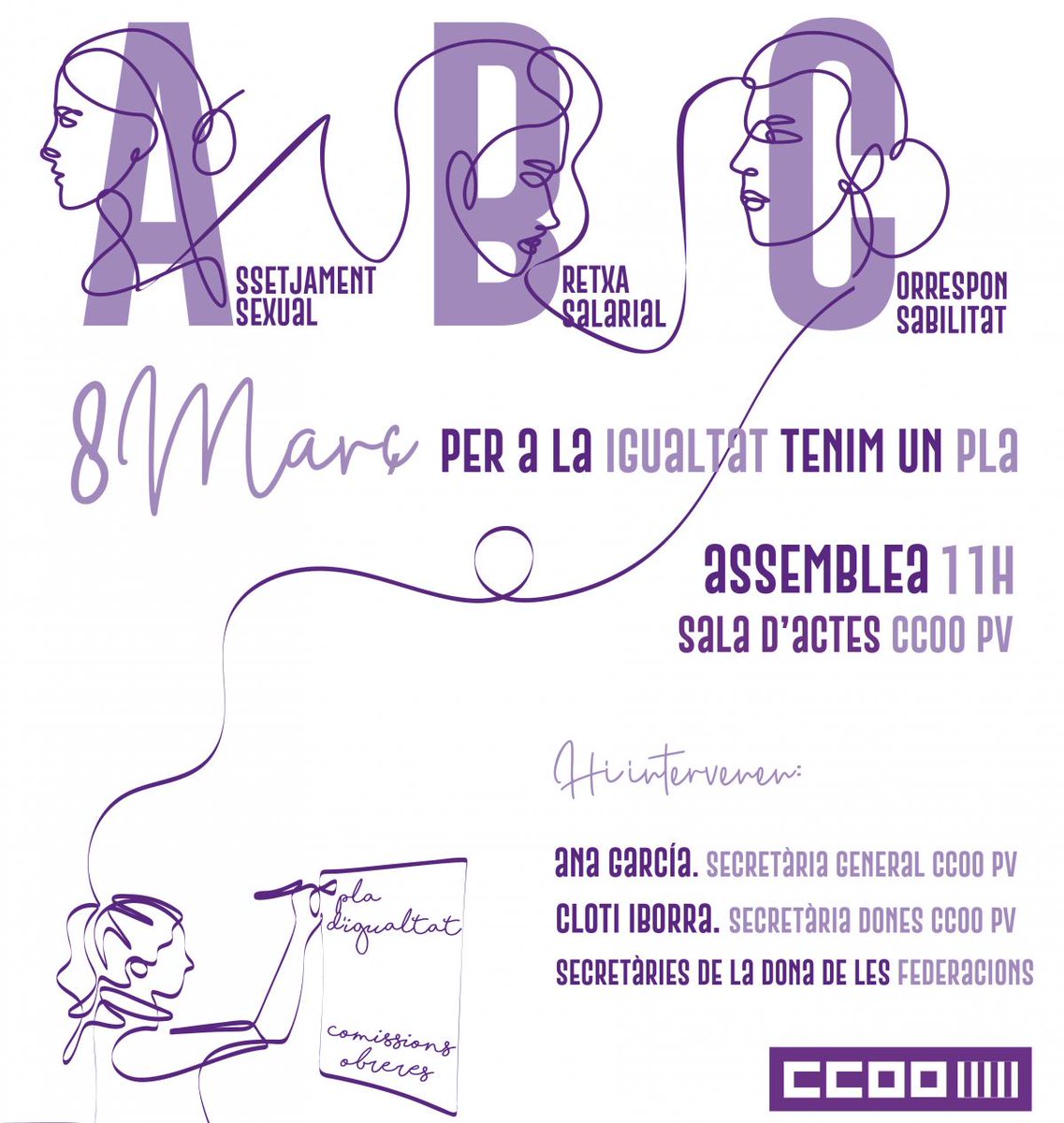 ccooupv's tweet photo. 8 de març, Dia Internacional de la Dona https://t.co/uNbvFYh13J https://t.co/rOGsp2AwhF