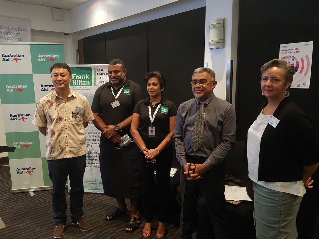 FrankHiltonOrg's tweet photo. The Symposium on Ear and Hearing Care was officially opened this morning by the Permanent Secretary @MOHFiji  Dr James Fong, Erika Oord - Counsellor, Development Cooperation Australian High Commission, Dr Shelly Chadha (through teleconference) @WHO.

#WorldHearingDay https://t.co/RpAVY96EDZ