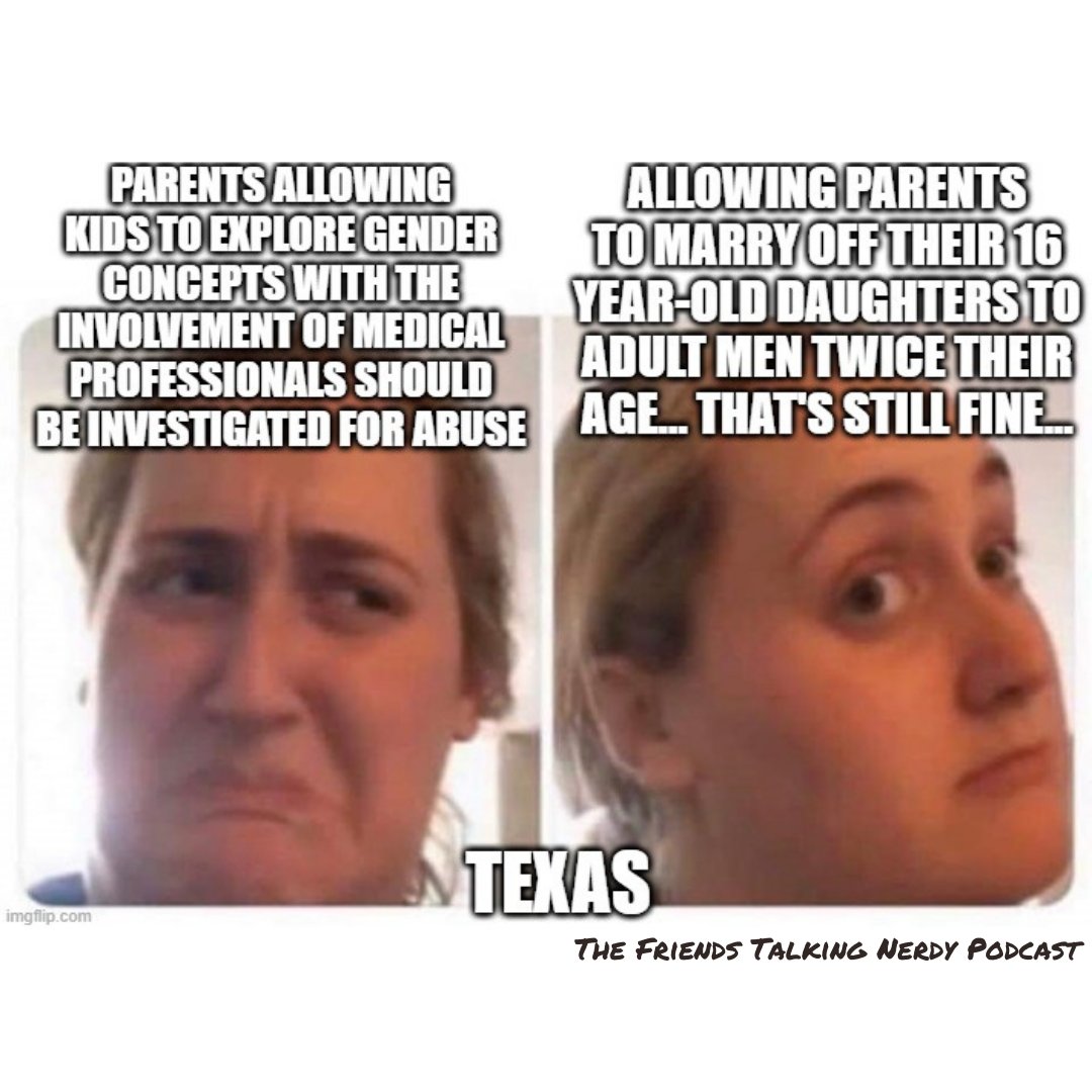 TheRevTracy's tweet photo. @keffals Texas has had issues for a long time... We just did a recording about Florida's Don't Say Gay and brought up Abbott's weaponizing CPS for his bigotry... 

NOT proud of my home state... https://t.co/SSvJcIBRnw