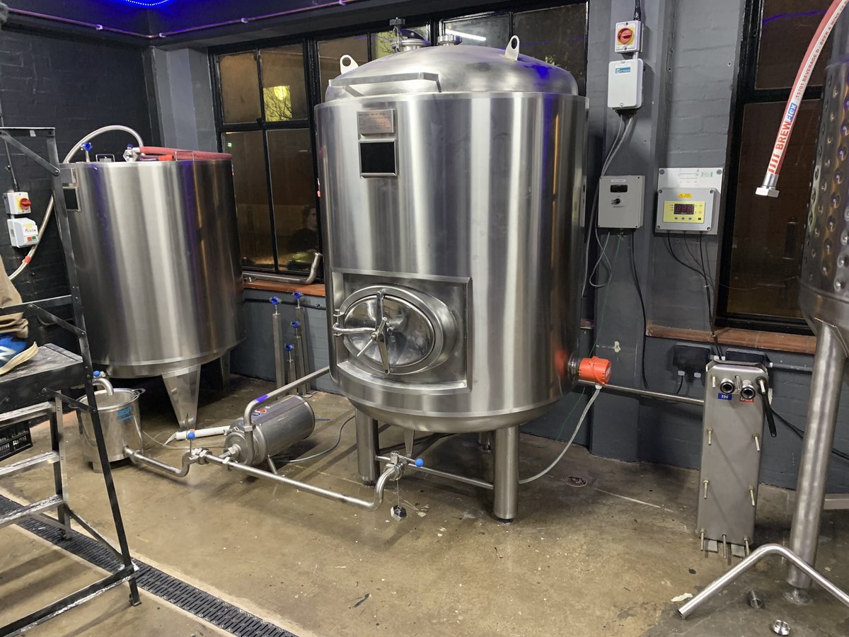 One more step closer, permanent pipework has been returned and fitted. Leak tested and ready for a good vessel scrub down!