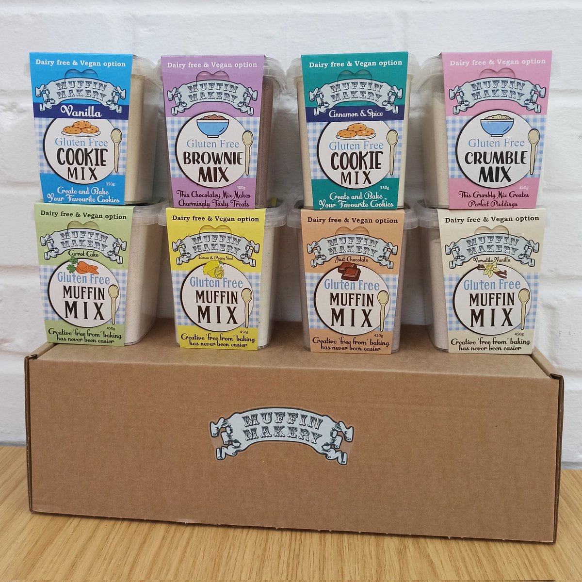 Our full range is available on our website. 
Always #glutenfree
 #nutfree muffinmakery.com