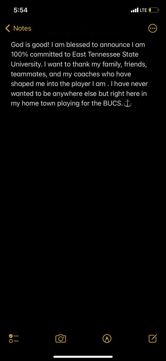 baylor_brock's tweet photo. Thank you @ETSUFootball  @CoachRader_ETSU for giving me the opportunity to continue my football career at ETSU! #100%committed https://t.co/m9rnWCQBur