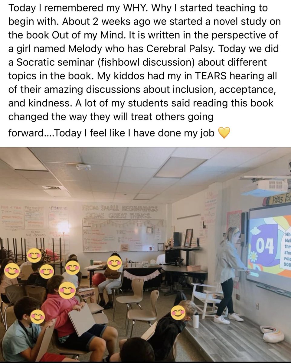 Thank you <a href="/sharonmdraper/">Sharon M. Draper</a> for making these crucial conversations possible. Today I remembered my WHY.        <a href="/BeckJuniorHigh/">Beck Junior High</a>