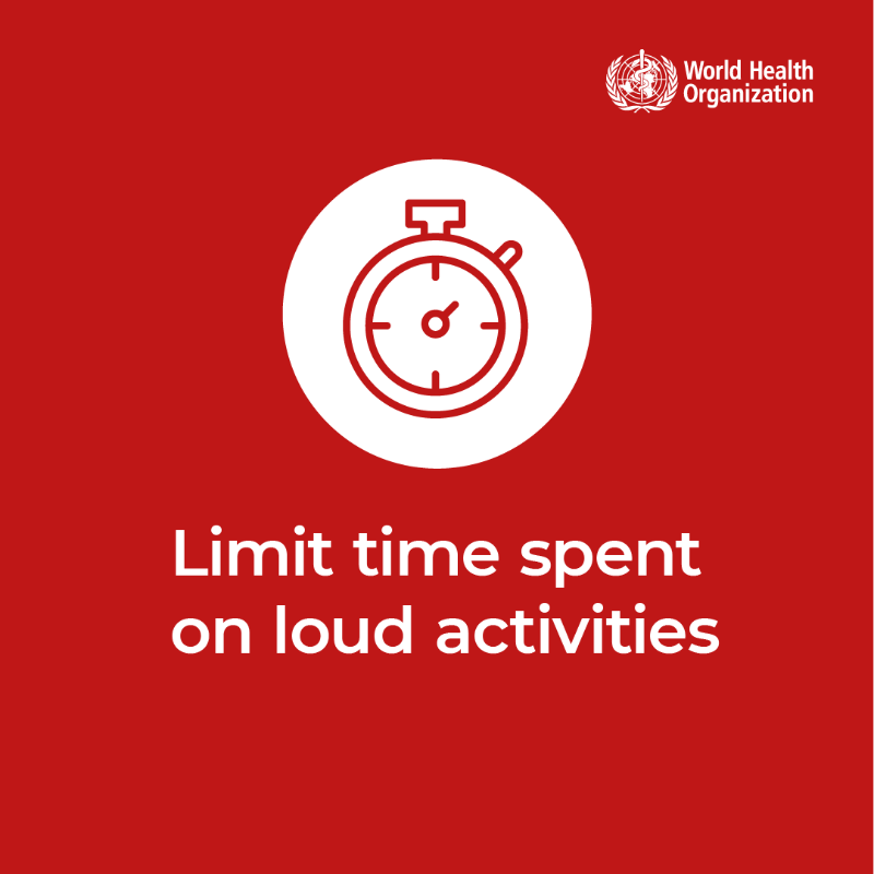 WHO's tweet photo. Today is #WorldHearingDay! 

1 in 2 young people are is at risk of hearing loss from prolonged and excessive exposure to loud music and other recreational sounds.

Find out how you can protect your hearing https://t.co/0bvXNbYgFw

#SafeListening