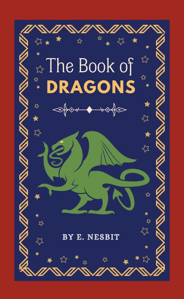 Completed this cover *almost* in time for #StDavidsDay! Design for a new edition of the E. Nesbit children's classic #thebookofdragons #coverdesign #bookpublishing #edithnesbit #childrensclassicbooks #literaryclassics #fairytales #giftabook #dragons