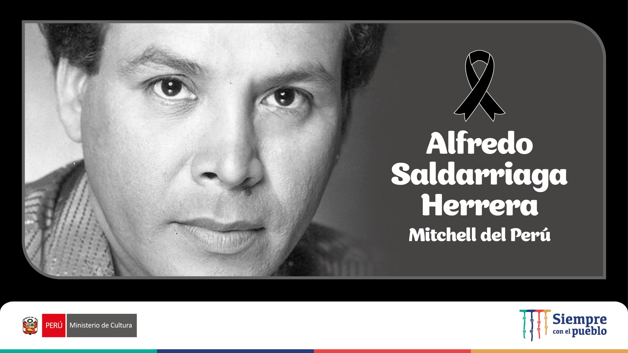 Ministerio Cultura on Twitter "Lamentamos el sensible fallecimiento de