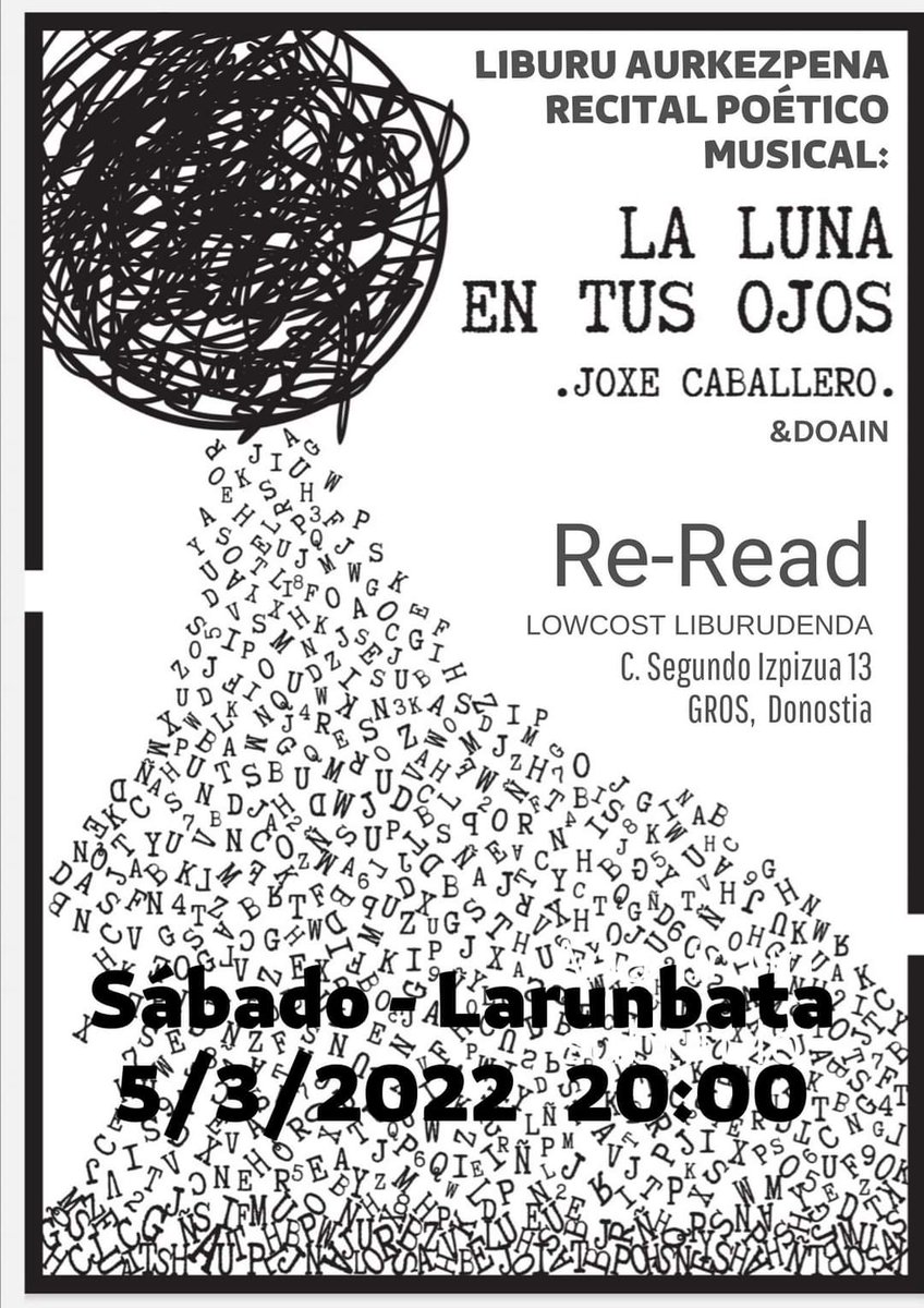 notmyselfeh's tweet photo. Joxe de @notmyselfeh en @ReReadDonostia https://t.co/qjfSIJILzM