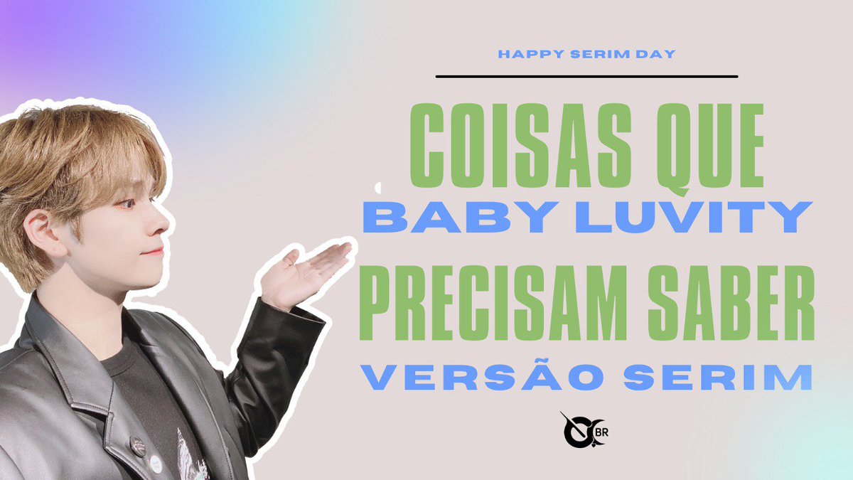 CRAVITYBRASIL's tweet photo. [🎂] SERIM DAY 

Respondam esse tweet com coisas que tode baby luvity precisam saber sobre o Serim!! Momentos engraçados, frases, fotos, qualquer coisinha do nosso Líder!! 

USEM AS TAGS

#봄날보다_따뜻할_세림이의_생일 
#My_Spring_Serim @CRAVITYstarship @CRAVITY_twt https://t.co/a1AaXxqEnX