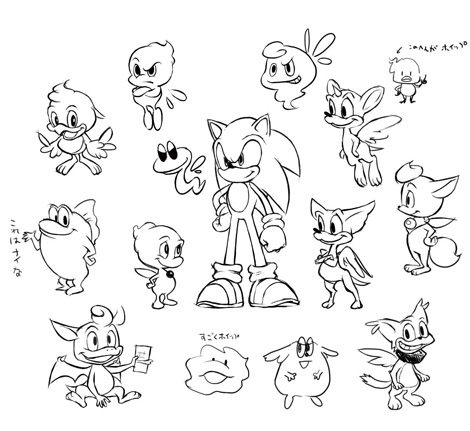 Coloring page - Sonic Unleashed