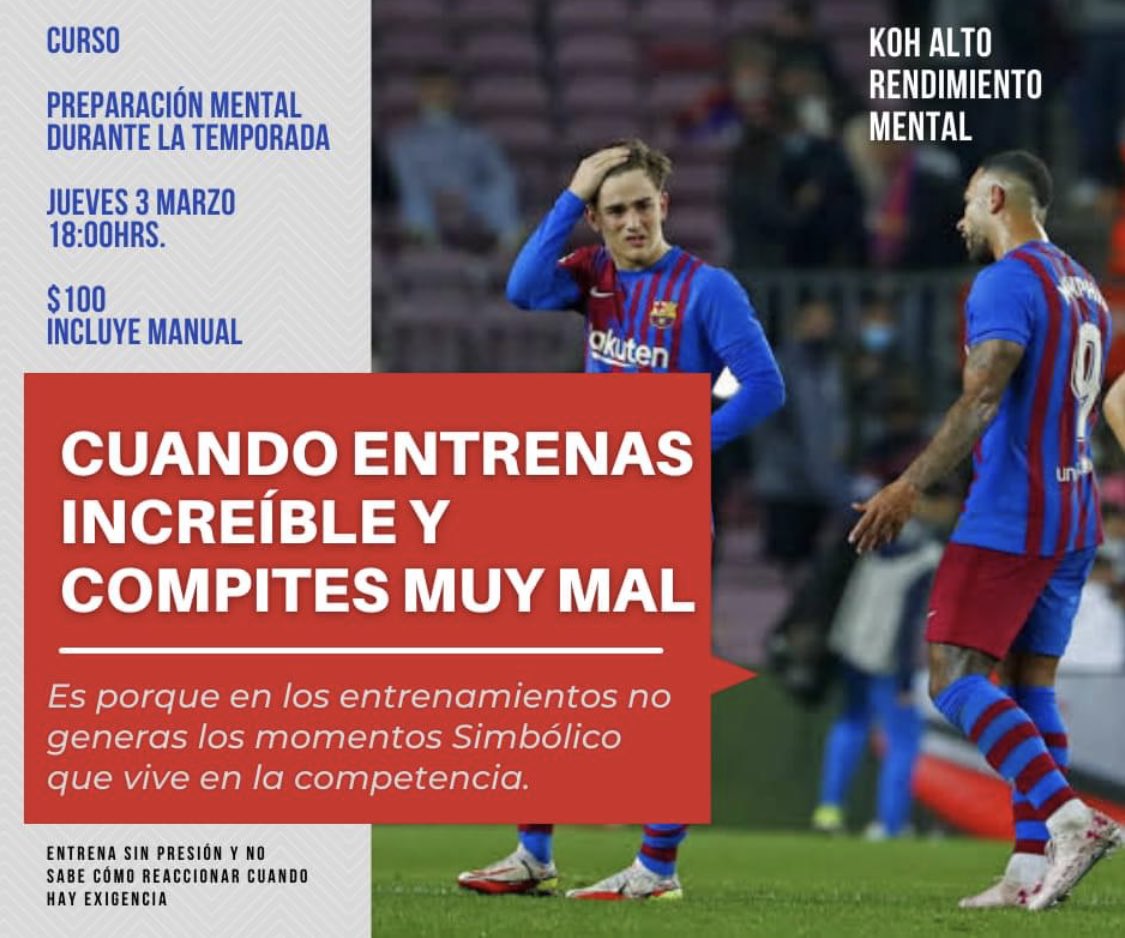 Koh__ARM's tweet photo. Tenemos curso nuevo !! Trabajo en temporada desde un plano de psicología del deporte https://t.co/Iv8oc0ArZE