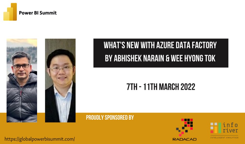 📣 Another fantastic session available at #Power BI Summit 2022!
<a href="/narainabhishek/">Abhishek Narain</a>
<a href="/weehyong/">weehyong</a>
Starting next week!! 
globalpowerbisummit.com
#RADACAD #Inforiver #PowerBISummit #PowerBI