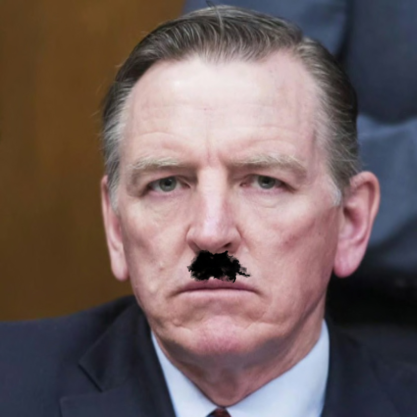 itsallrealitv's tweet photo. Today Paul Gosar voted NO for supporting Ukraine.
#TrashWednesday https://t.co/4fwkcHZD84