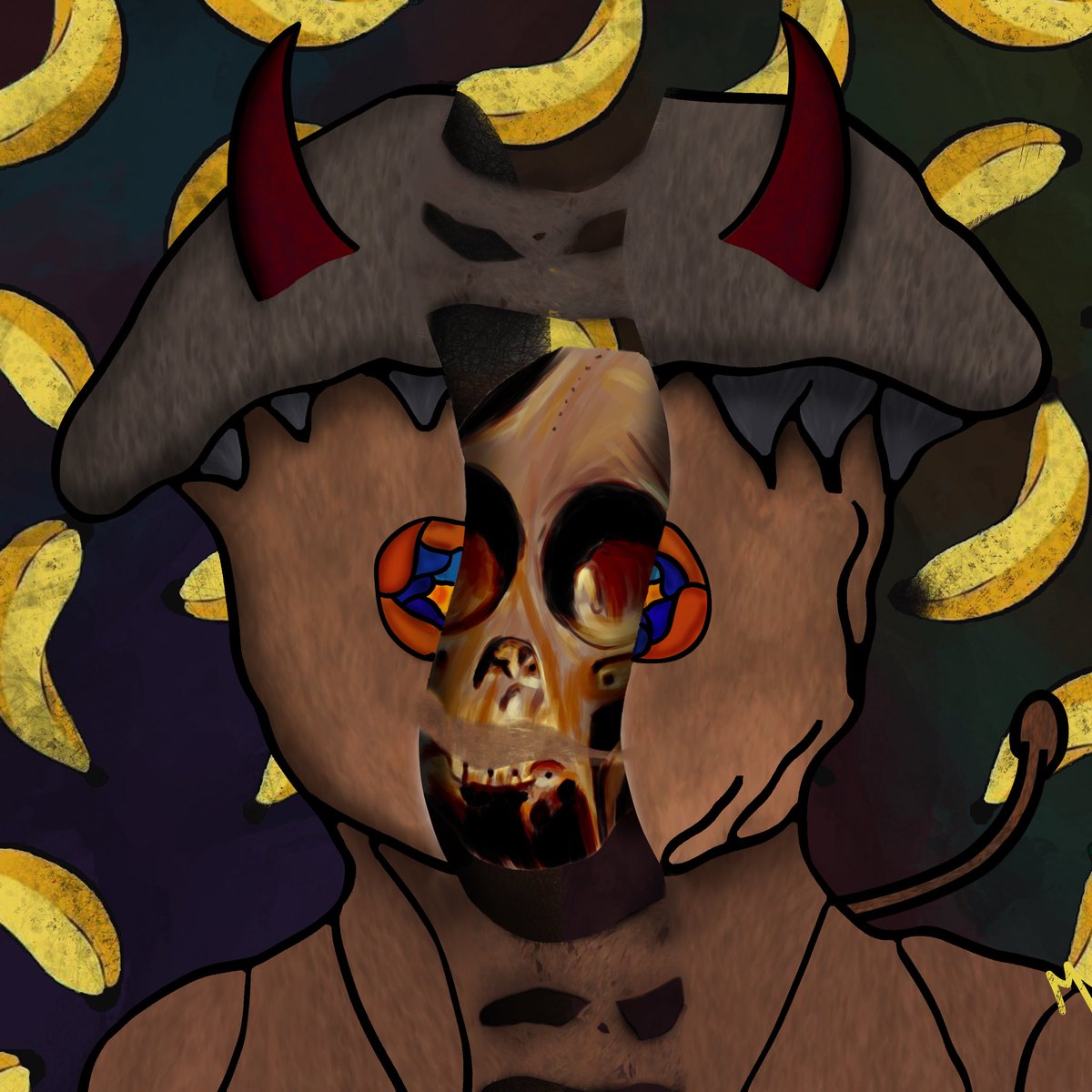 mallow_monkeys's tweet photo. WEEK 3 - AUCTION #9 REVEAL

Completing this weeks auction pieces, we have this magnificent mushroom take on the Monkey!

A collab between the two artists of @mantarsol

Auction 7-9 - Fri 4th Mar - 23:00 UTC
Platform: @holaplex 

We’ll be interviewing Mantar tomorrow via spaces! https://t.co/oma0NR20Sh