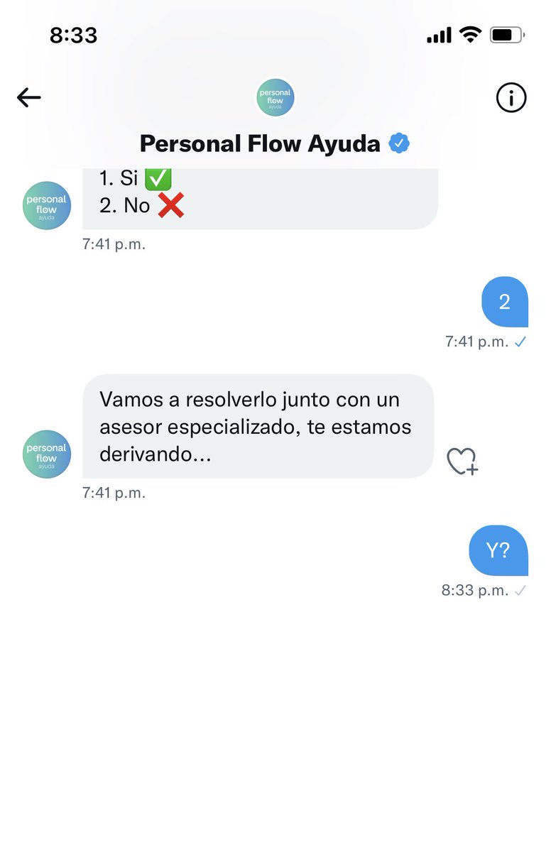 jgagli's tweet photo. Parece que tarda la derivación @PersonalFlow_At 

4 días llamando por teléfono y no acá te dan bola!!!! 

Hay que cambiar de prestador!!! https://t.co/G5moqmoPlp