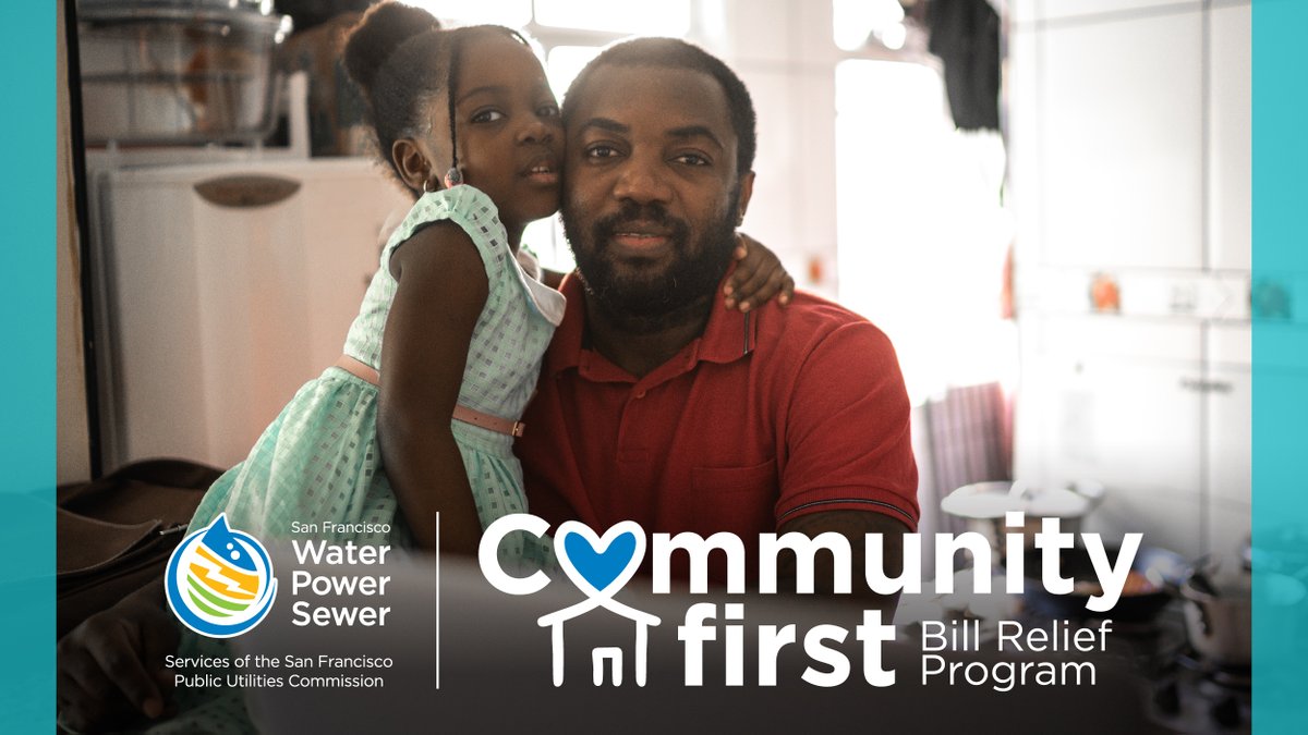 Our new Customer Assistance Program just launched! People with low incomes can get 25% off their water and sewer bills with our new Customer Assistance Program. Learn more about the program and apply today: sfpuc.org/25offWater