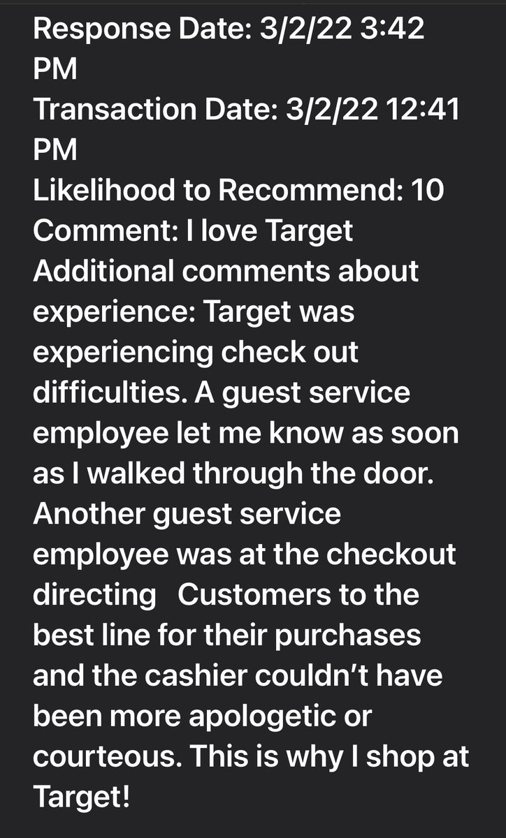 How do you make the Guest feel #1 when your whole network goes down? Not hard! Just trust your team to make good decisions and support them through everything! This survey was everything for me! (Yes I was at my previous store :p) #CantStopWontStop #WorkSomewhereYouLove