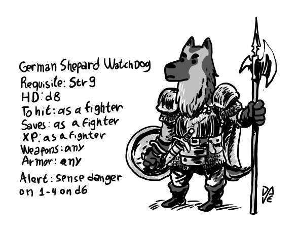 lembrei quando eu tava querendo criar classes furry pro D&amp;D clássico pq sim 