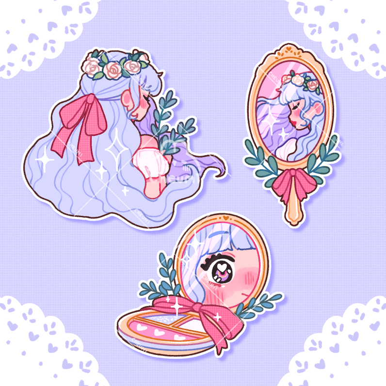 _Cheumi's tweet photo. Feeling beautiful sticker pack 💜🌿

#art #illustration https://t.co/T0QVSmfjq0